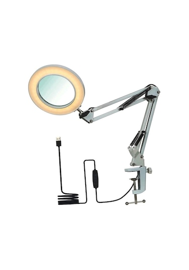 Electroon Upx 803l Akrobat Led Aydınlatmalı Dimmerli 5x Büyüteç