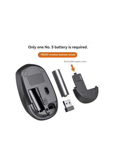 Maiyame Ws202 Kablosuz Fare: Ev, Ofis Ve Oyun İçin Ergonomik Tasarım, 2.4g Bağlantı, Çoklu Cihaz Uyumlu Diğer