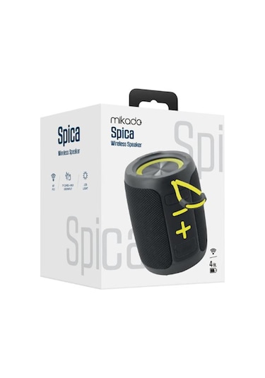 Mikado Md-60bt Spica Siyah 13w 1800mah Bt-tf-usb-eco Led Işıklı Speaker