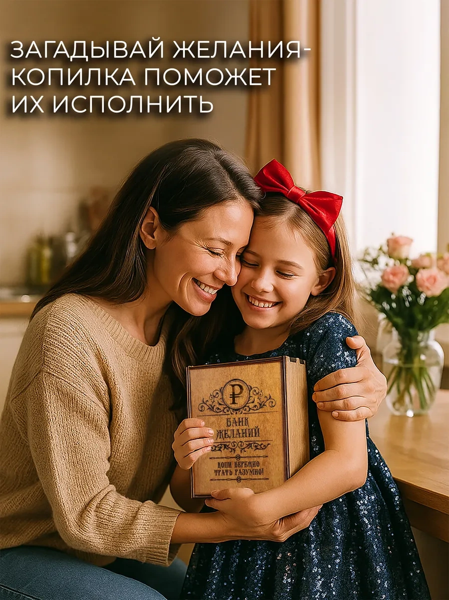 Svetlıtsa Podarkı 100.000'lik Büyük Ahşap Kumbara, Karalama İç 139772633