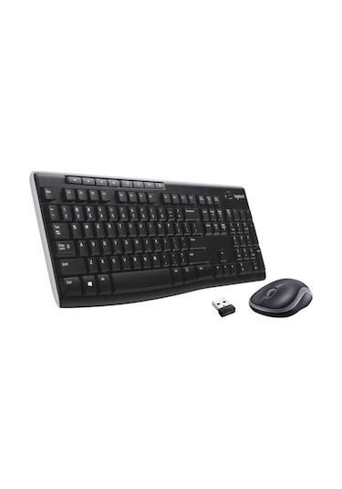 Logitech MK270 Kablosuz İngilizce Q Klavye Mouse Set