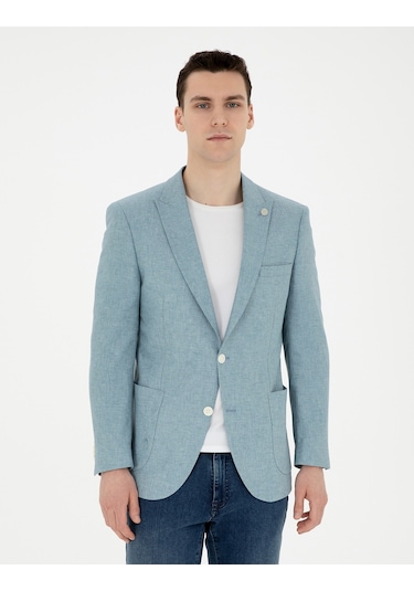 Pierre Cardin Erkek Açık Mavi Ceket 50285244-vr003