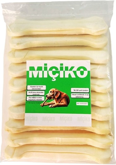 Vip Yüksek Kalite 15cm 10lu Sütlü Köpek Ödül Çiğneme Kemiği