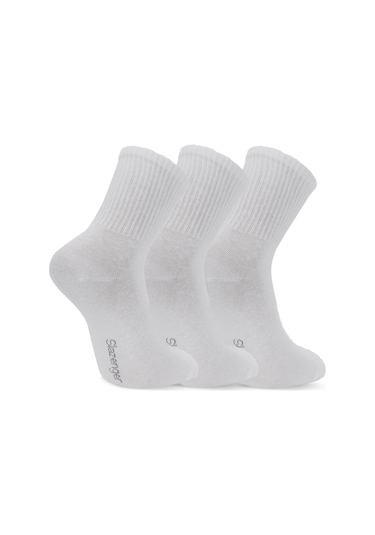 Slazenger Jumpy 3 Lü Erkek Beyaz Çorap Beyaz