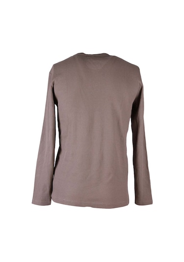 Trender O Yaka Waffle Vizon Erkek Sweatshirt 5073-2 Vizon