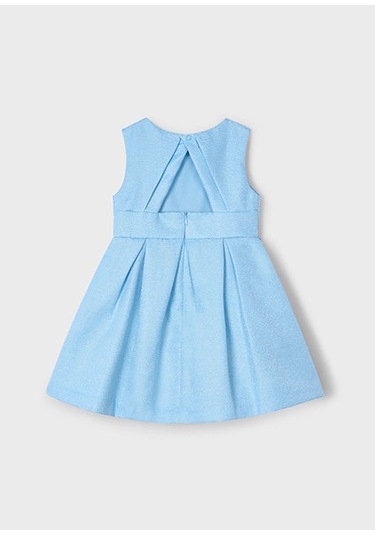 Mayoral Çocuk Saten Elbise 3919 Mavi