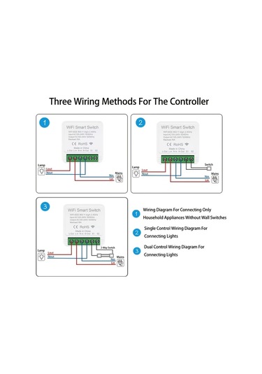 Xuweiwei Tuya Zigbee Tuya Akıllı Ev Mini Anahtar Modülü Wifi Zigbee 16a Sesle Kontrol Uyumlu Alexa Google Home Earu Elektrik 220v 240v