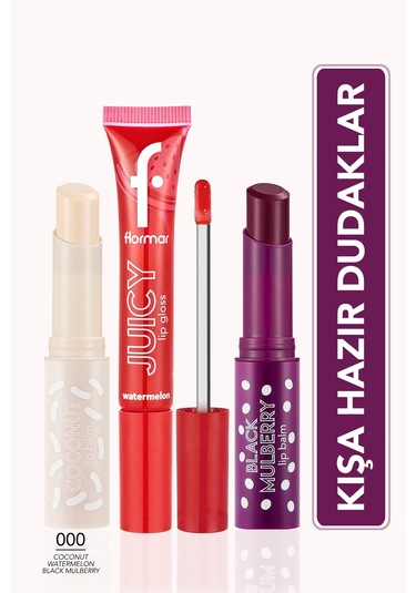Flormar Kışa Hazır Dudaklar Dudak Makyajı Seti 3'lü