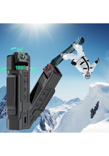 Yüksek Netlik Aksiyon Kamerası Wifi Modüllü Taşınabilir Siyah Siyah