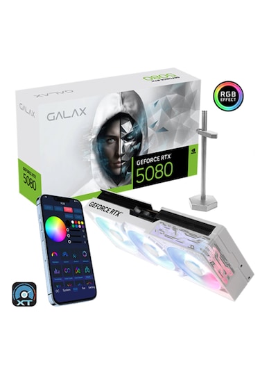 Galax Geforce Rtx 5080 1-click Oc White 16gb Gddr7 256 Bit Dlss 4