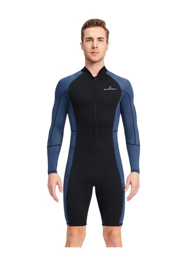 Suntek 1.5mm Neopren Erkekler Wetsuit Dalgıç Kıyafeti Sıcak L