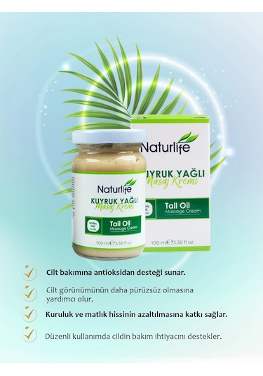 Nature Life Kuyruk Yağlı Masaj Kremi