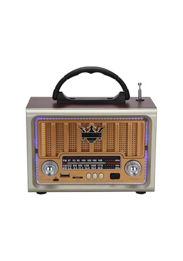 Durukar Taşınabilir Klasik Am/fm/sw Retro Nostaljik Radyo