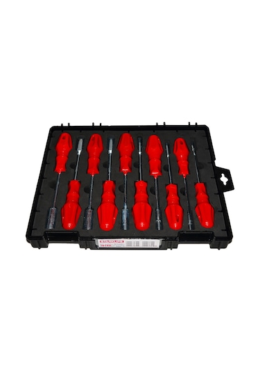Set Tornavida Lokma 10 Parca Plastık Kutulu 1\4 -6-7-8-9-10-11-12-13-14