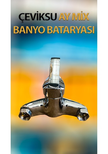 Ay Mix Model Banyo Bataryası Krom