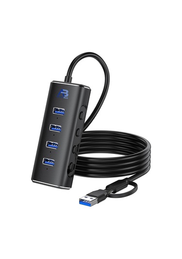 Uhp03-017 Apollobell 4-in-1 Usb-a-hub