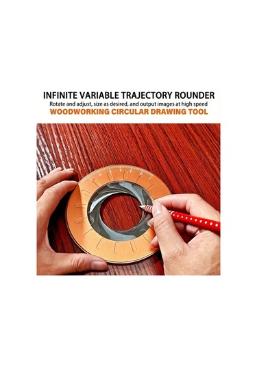 Fochsia Dıy Metal Daire Çizim Aleti 1 Adet Hassas Ayarlanabilir Kalem Ev Dekorasyon Projeleri