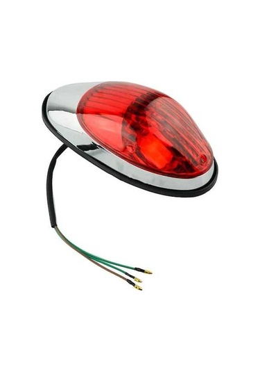 Createtech Shadow Motosiklet Lambası Lambası Lambası İçin Gösterge Fren Arka Arka Wc