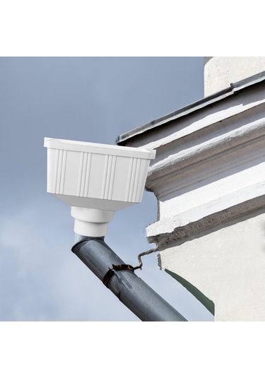 Suntek Yağmur Suyu Downspout Drenaj Konektörü Peyzaj Yağmur