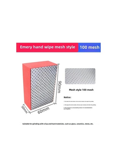 Besthome1 Diamantlı Cam Taşlama Aleti, Seramik Kenar Düzeltici, 100 Ağızlı Zımpara Diski, Profesyonel Polisaj Taşlama Aracı