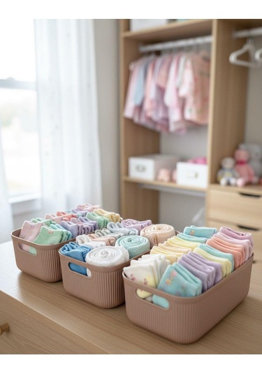 Okyanus Home Linea Smart Box Pembe 3'lü Set 2400 Ml Pembe