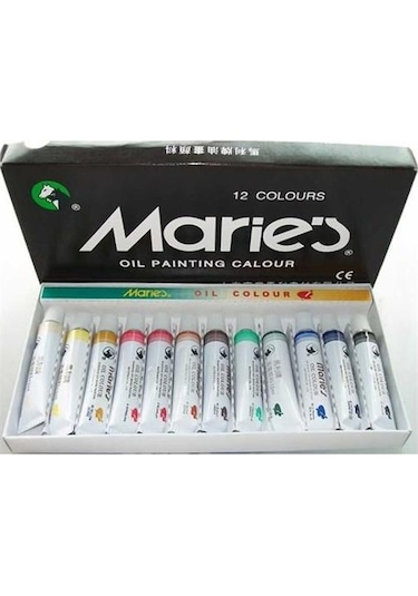 Maries Yağlı Boya 12 Li 12 ML 1381B