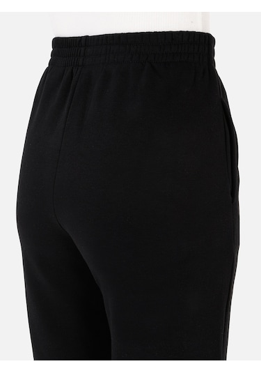 Colins Regular Fit Orta Bel Cep Detaylı Siyah Kadın Eşofman Altı Cl1065686 Siyah