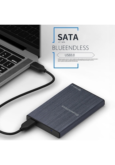 Sones Blueendless U23t 2,5 İnç Mobil Sabit Disk Kutusu Usb3.0 Dizüstü Bilgisayar Harici Sata Seri Port Ssd, Renk: Kırmızı