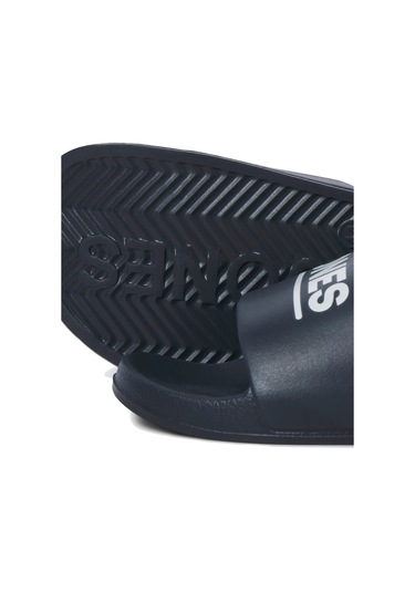 Jack & Jones Erkek Jfwollıe Yazı Detaylı Terlik 12236477 Antrasit Antrasit