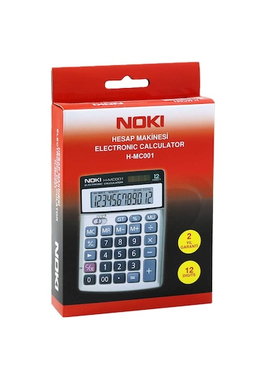 Noki H-MC001 Masaüstü 12 Hane Hesap Makinesi