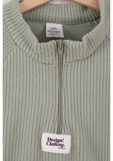 Monox Erkek Çocuk Reglan Kol Fitilli Polar Takım Çağla