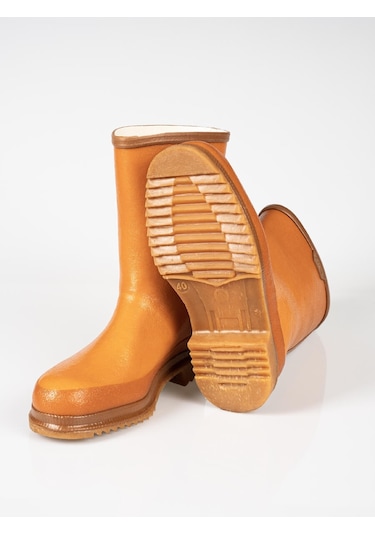 Kocamanlar Derby Krep Kauçuk Kaymaz Soğuk Su Geçirmez İş Ve Av Botu Çizmesi Turuncu