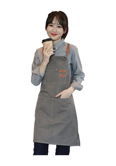 Dianziye Siyah Mutfak Ve Kahve Dükkanı Apronu: Suya Ve Yağa Dayanıklı, Özel Baskı, Dayanıklı Malzeme İle Ev Ve İş Yerleri İçin