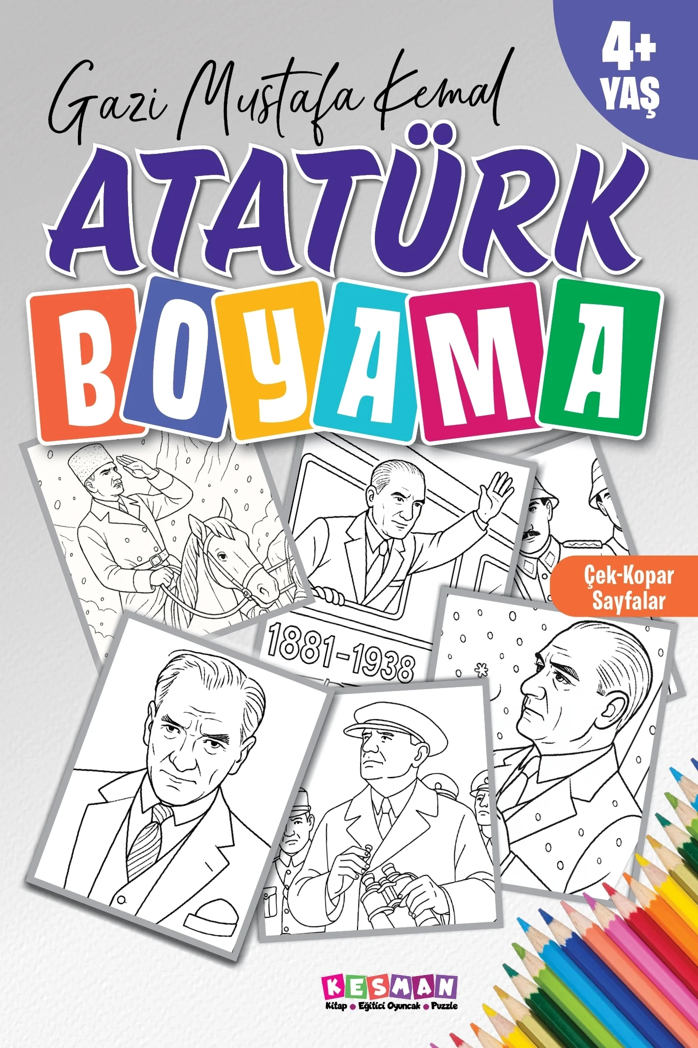 Mustafa Kemal Atatürk Boyama Kitabı