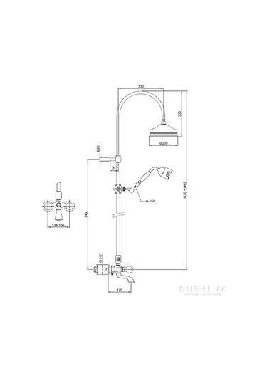 İtalyan Webert Karenina Banyo Bataryasi Swarovsky Taşli Duş Kolonu ,el Duşu Seti Krom