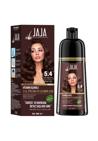 Jaja Açık Kestane 5.4 Beyaz Kapatıcı Şampuan 300 Ml Tüm Saç Tipleri