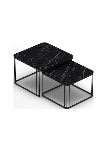 Orta Sehpa İkili Alize Bendir Siyah