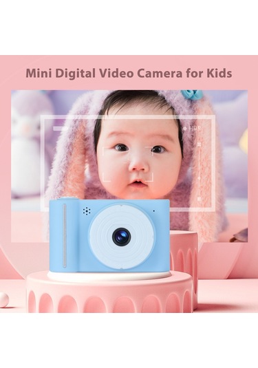 Springsun Kız Çocukları İçin Pembe Dijital Fotoğraf Makinesi - 20mp Çift Kamerayla 1080p Video Kaydı, 2.0" Ips Ekran Ve Oyun Özelliği Dahili Li-pil