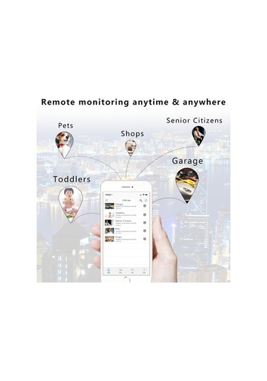 Tongxida Gece Görüşlü, Hareket Algılamalı, Sd Kart Depolamalı Kablosuz Güvenlik Kamerası - İç Ve Dış Kullanım, Android Ve İos Çok Renkli