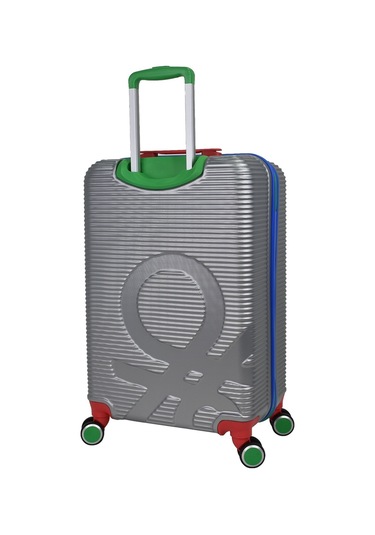 United Colors Of Benetton Lüx Abs Büyük Boy Valiz Gri Bnt500 Gri