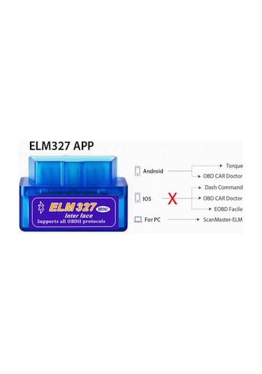 Elm327 Türkçe Bluetooth Araba Araç Arıza Tespit Cihazı Vers. 2.1
