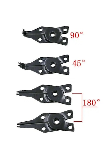 Çelik Segman Pensesi 3 In 1 Eğri Uçlu Dereceli