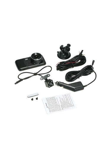 Gajeena Araç Kamerası 1080p Çift Lensli Görüntü Kayıt Ve Park Sensörü Dahil