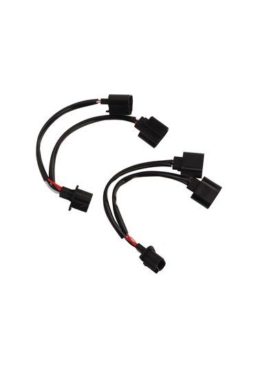 Youtek 2 Adet H13/9008 Truck Ve Pickup İçin Led Far Kablosu, Erkekten Dişeye Çevirici, Tekden İkiye Bölücü, Plug & Play, Uzun Ömürlü Bakır Çekirdekli Bağlantı