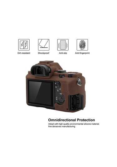 Sony Ilce-7mıı / 7smıı / 7rmıı Kahve İçin Puluz Yumuşak Silikon Koruyucu Kılıf Diğer