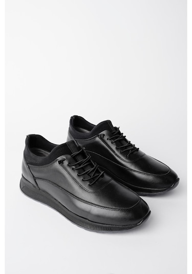 Muggo Fire Garantili Erkek Günlük Klasik Hakiki Deri Casual Rahat Ortopedik Ayakkabı 001