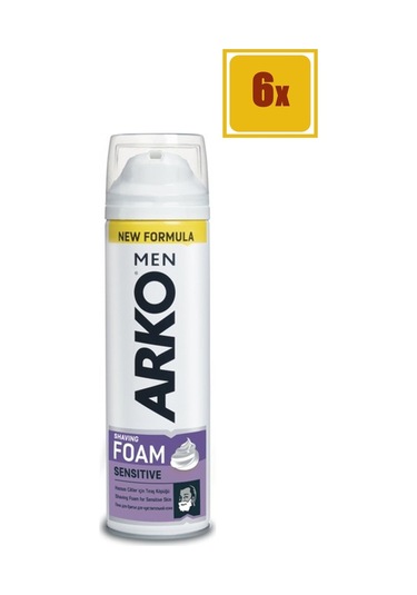Arko Men Sensitive Tıraş Köpüğü 6 x 200 ML
