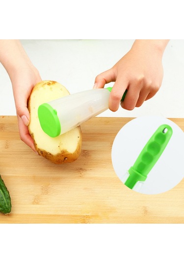 Kosona Ev İçi Çelik Meyve Sebze Soyucu, Çok Amaçlı Kabuk Soyma Aleti, Saklama Kutusuyla Konforlu Kullanim Diğer