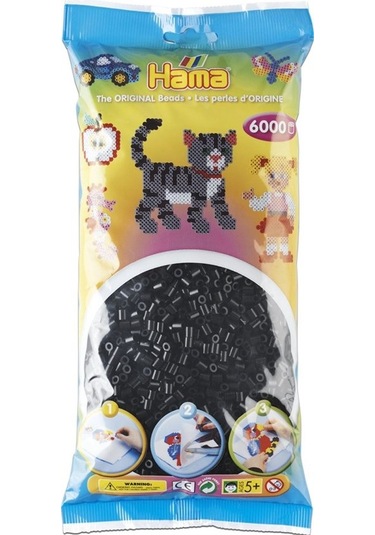 Hama Boncuk Midi Boy- 6.000 Adet-Siyah