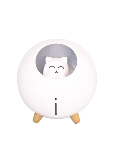 Wt-tx5 Usb Direct Insert Versiyonu Nemlendirici Mini Planet Cat Masaüstü Arıtma Cihazı Beyaz